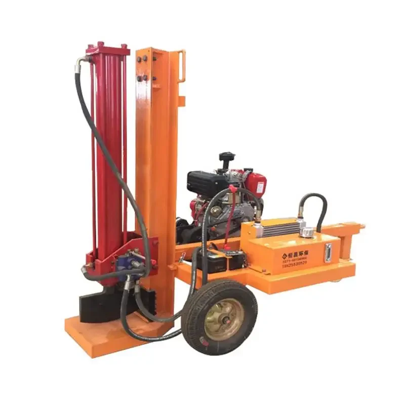 Household Small Horizontal Automatic Wood Splitter Timber Factory Electric Dual-purpose Vertical Horizontal 15T