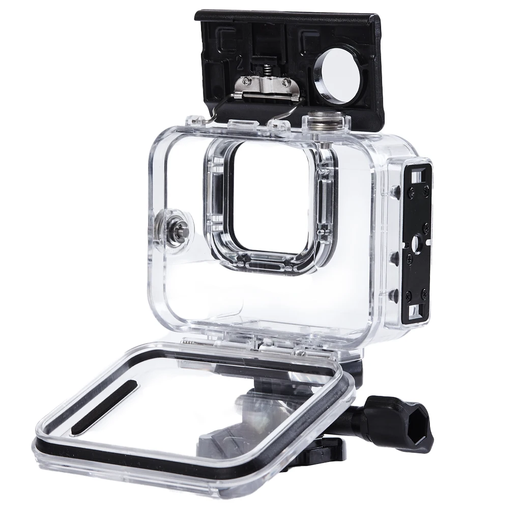 GoPro Hero 13用防水ケース,アクションカメラ用保護ケース,水中フレーム,60mダイビングケージ