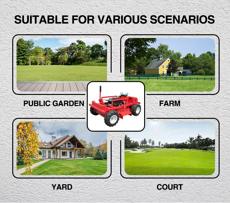 Maßgefertigter Rasenmäher mit Fernbedienung, CE EPA Euro 5 zertifiziert, Grasschneidemaschine, Rasenmäher-Ausrüstung, Gartenmaschine – Detail 4
