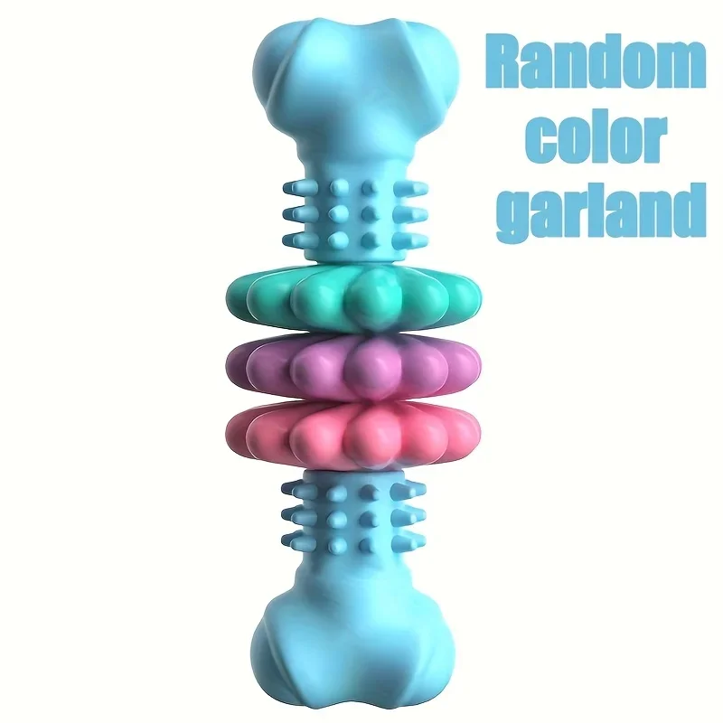 ألعاب الحيوانات الأليفة الكلب مضغ لحمي العظام اللعب TPR العظام نوع متعدد قطع اللحوم لدغة لدغة مقاومة الأسنان مجموعات الالعاب الكلب العظام لعبة لوازم