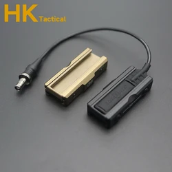 Panel de bolsillo táctico CNC Rail Picatinny para luces de explorador, almohadilla de presión, M600, M300, interruptor de linterna, Solts, accesorios de airsoft