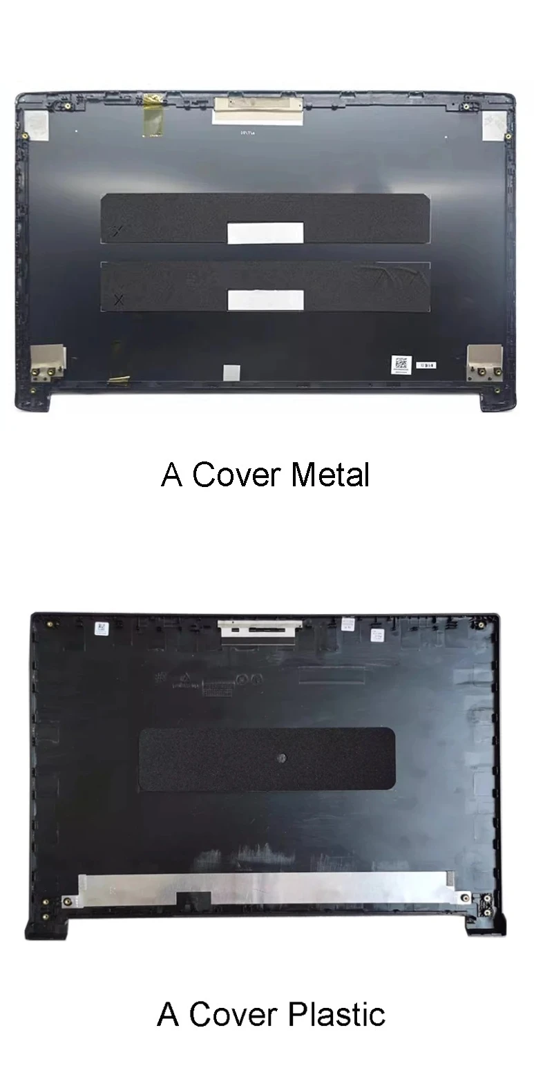 

Para Aspire 7 Aspire A715-72G N19C5 Laptop Top Cover Replacement Rear Case Metal Plastic Black shell