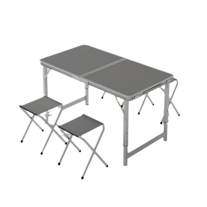 

Rectangle portable foldable table, simple outdoor dining table
