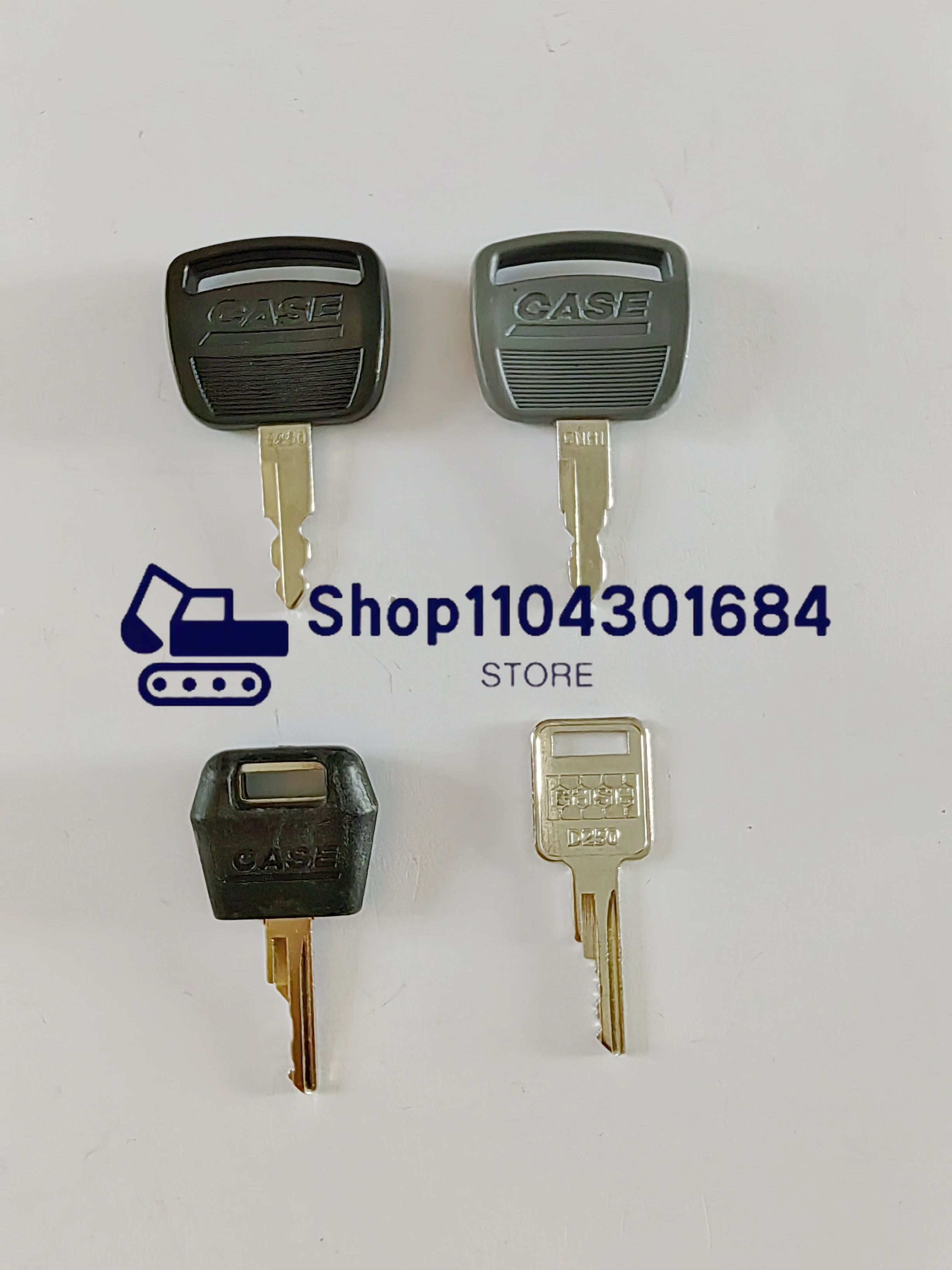 5PCS  D250 S450 CNH1 Key For Case Heavy Equipment