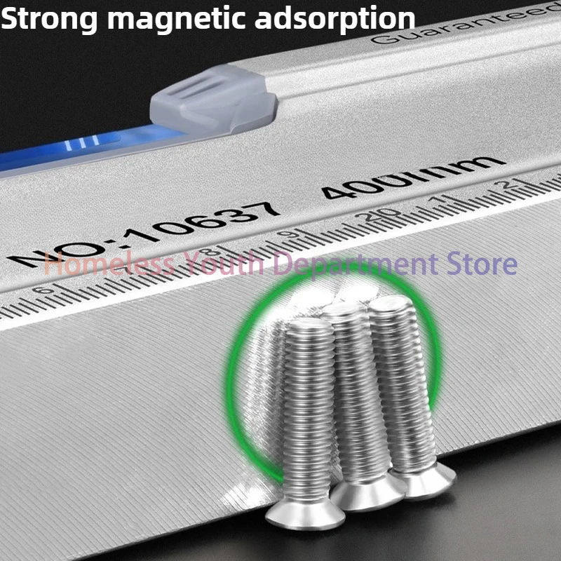 Aluminum Alloy Level Ruler High Precision Woodworking Manual Tools Magnetic Anti-drop Balance Meter Household Measuring Tools