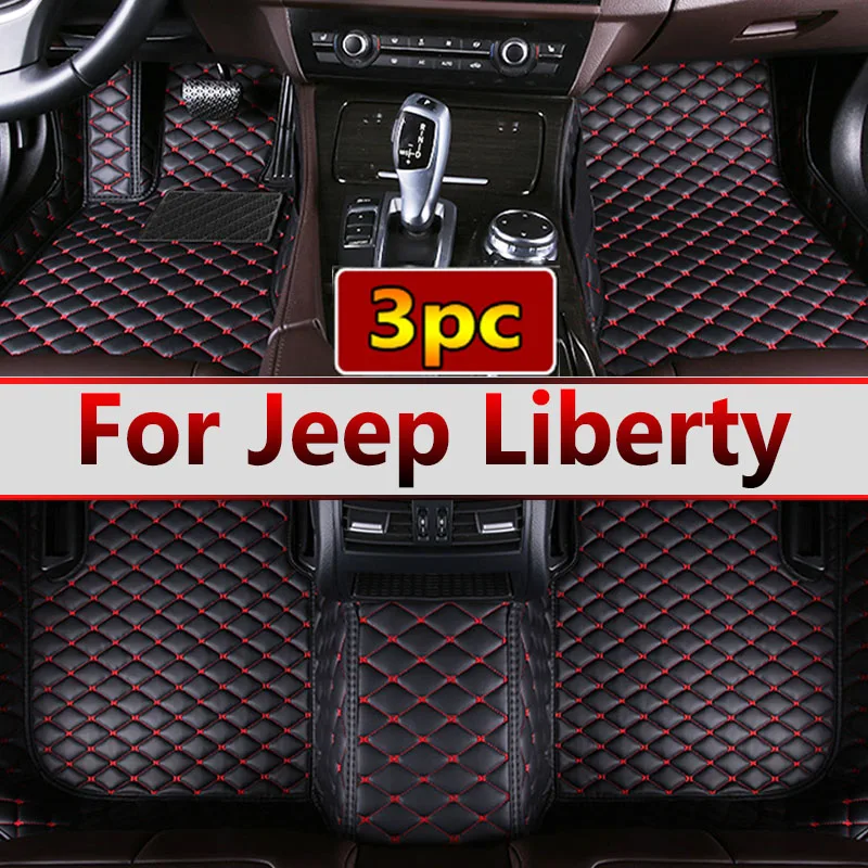 Car Mats For Jeep Liberty Cherokee KJ 2002~2007 Classic Version Waterproof Floor Mats Foot Mat Alfombrillas Auto Car Accessories