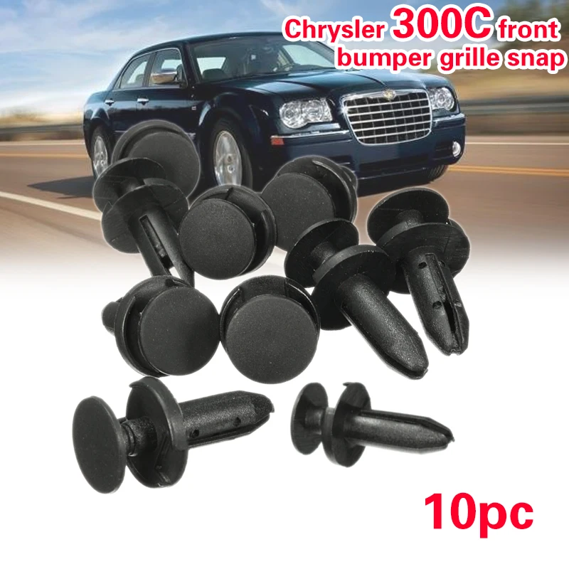 10Pcs Front Bumper Grille Buckle Fastener Trim Clip For Chrysler/Voyager 300c/Dodge/Nitro Interior Accessories