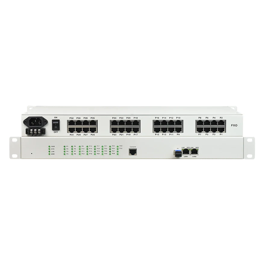 30 Channel Pots Fxs TDM to IP Converter Voice over Ethernet IP Converter