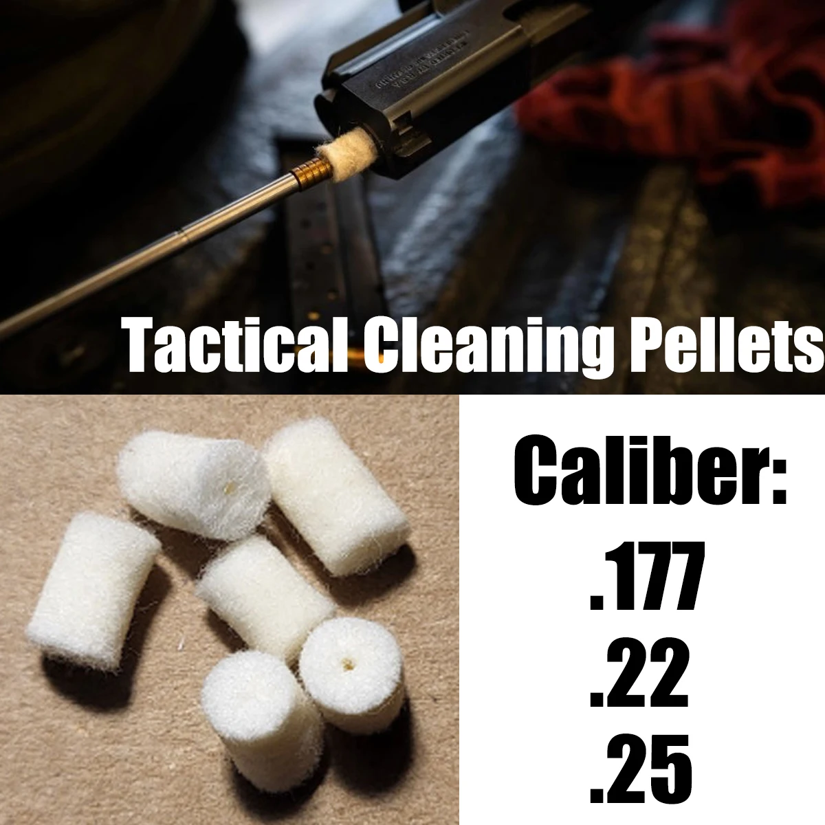 

Tactical Cleaning Pellets .177 .22 .25 Caliber Wool Felt Cleaning Kit Fouling Dirt Airgun Pipeline Cleaner Woven Texture Removed