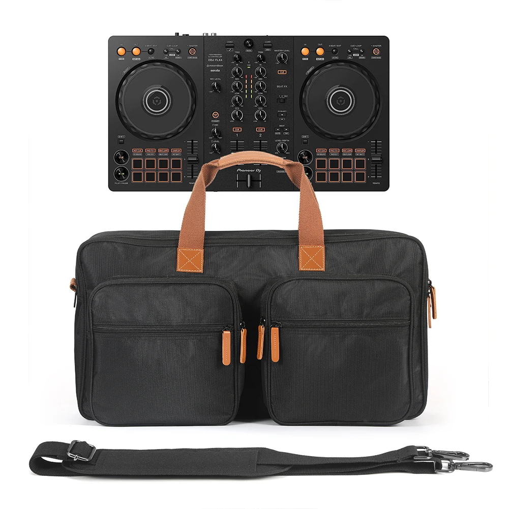 

Portable Protective Case Turntables Protective Case Scratch-resistant Large Capacity for Pioneer DJ DDJ-FLX4 DDJ-REV1