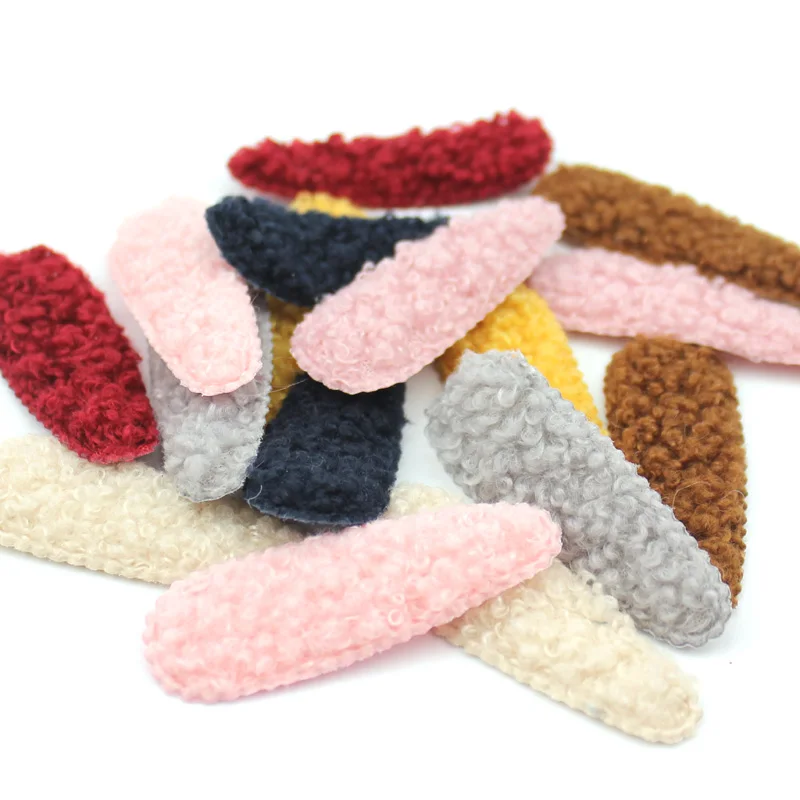 

Заколка плюшевая детская, 2 х2, 5 см, 40 шт.