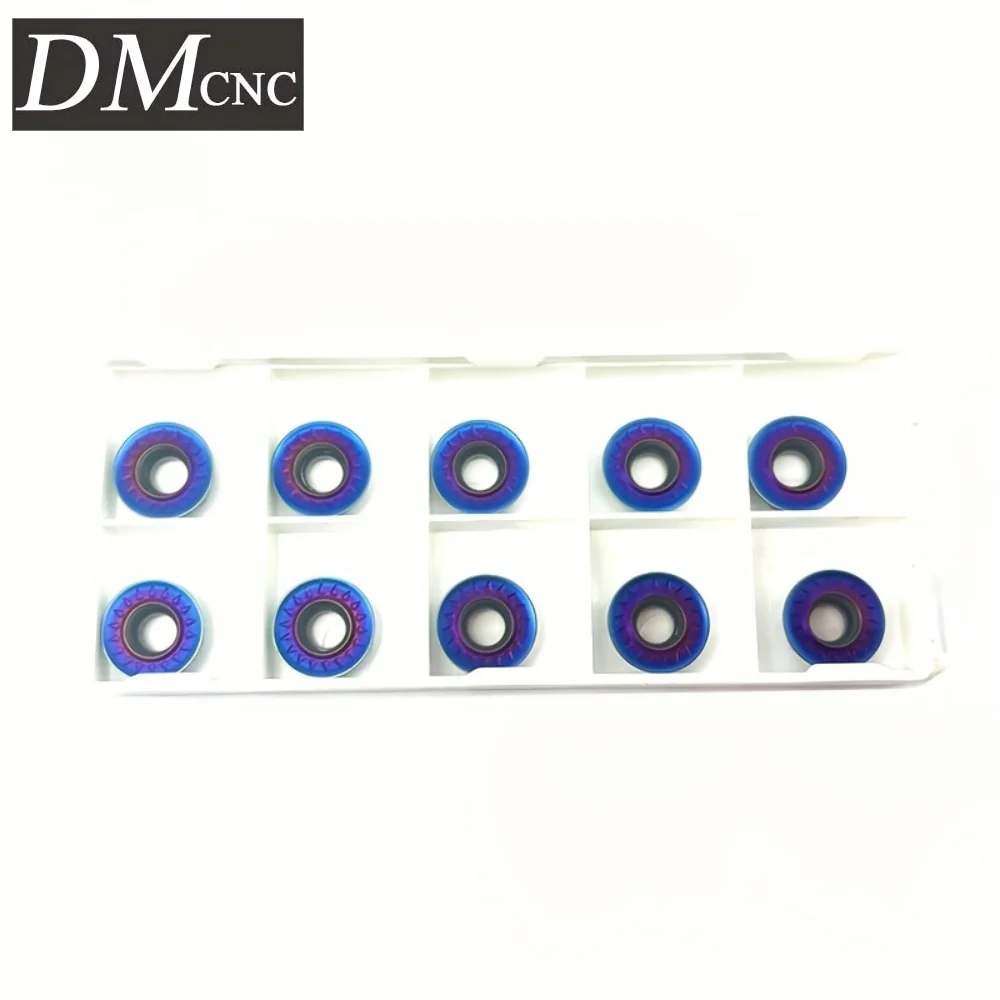 RPMT1204MOE-JS Carbide Inserts 10PC - Milling/Turning Tools for CNC Lathe & Mill