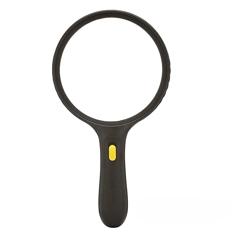 

Handheld Magnifying Glass with 3 LED for Newspaper, Map, Book Reading, Old People Visual Aid, Large Lens