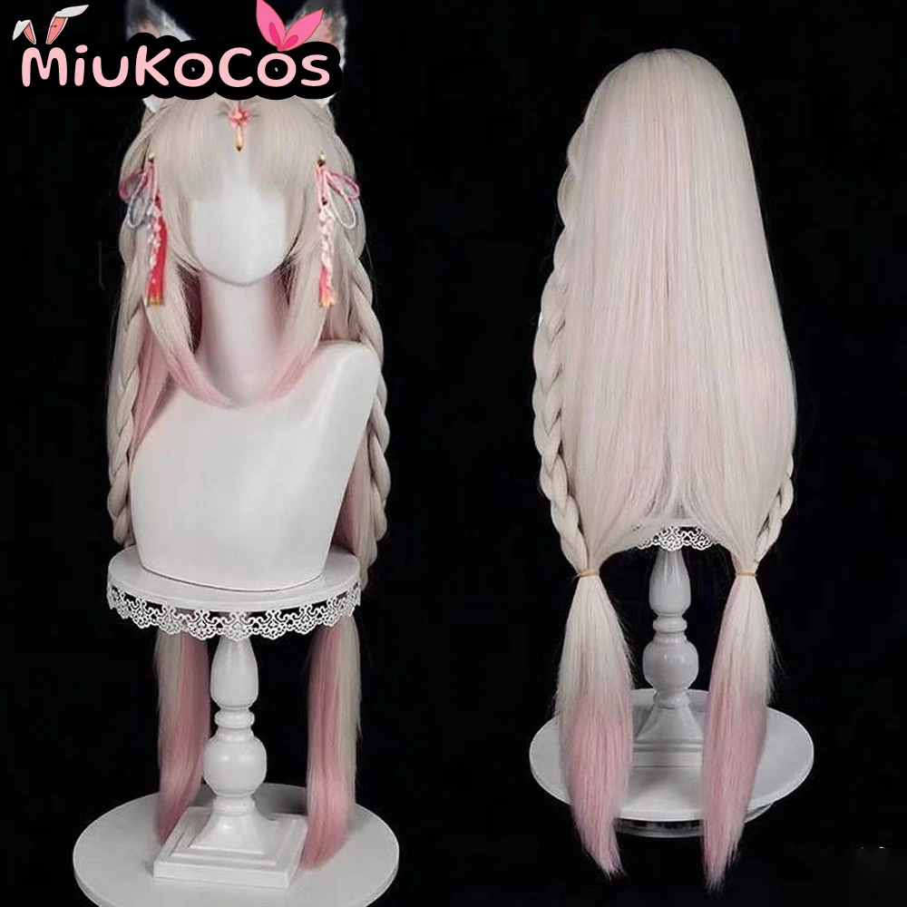 В НАЛИЧИИ Парик для косплея Kurumi MiukoCosplay Game Naraka: Bladepoint Косплей