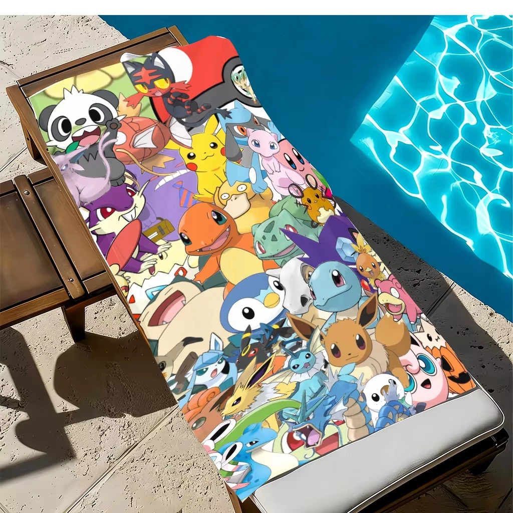 1pc Extra Large Pokemon Microf - Beach Towel Large recension och pris
