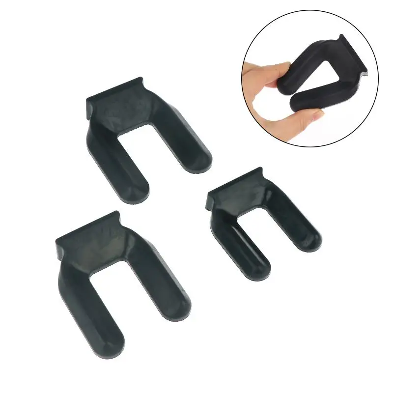 [ZY]Rubber Office Chair Wheel Stopper Furnitures Foot Wheel Caster Anti-slip Pad Floor Protectors Prevents Scratches Slot Pad