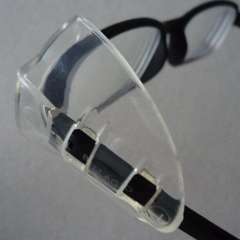 GTBL 16 Pairs Safety Eye Glasses Side, Slip On Clear Side Shield For Safety Glasses- Fits Most Eyeglasses(M-L)