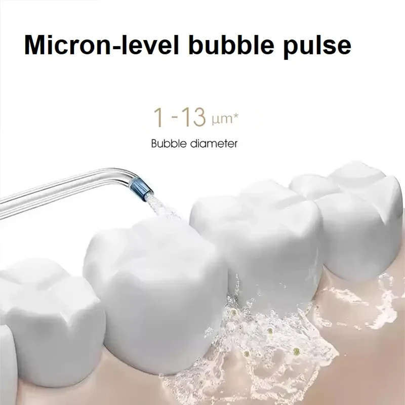 XIAOMI Mijia elektrische waterflosser 2, 2025 NIEUW Draagbare tandheelkundige waterpick Lange batterijduur 3 modi 2 mondstukken voor tandenreiniging