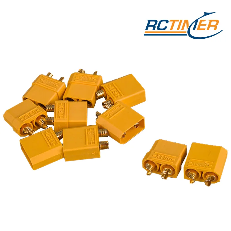 Amass Nylon XT90 Battery Connectors Male Female High-Current Plug for RC Models