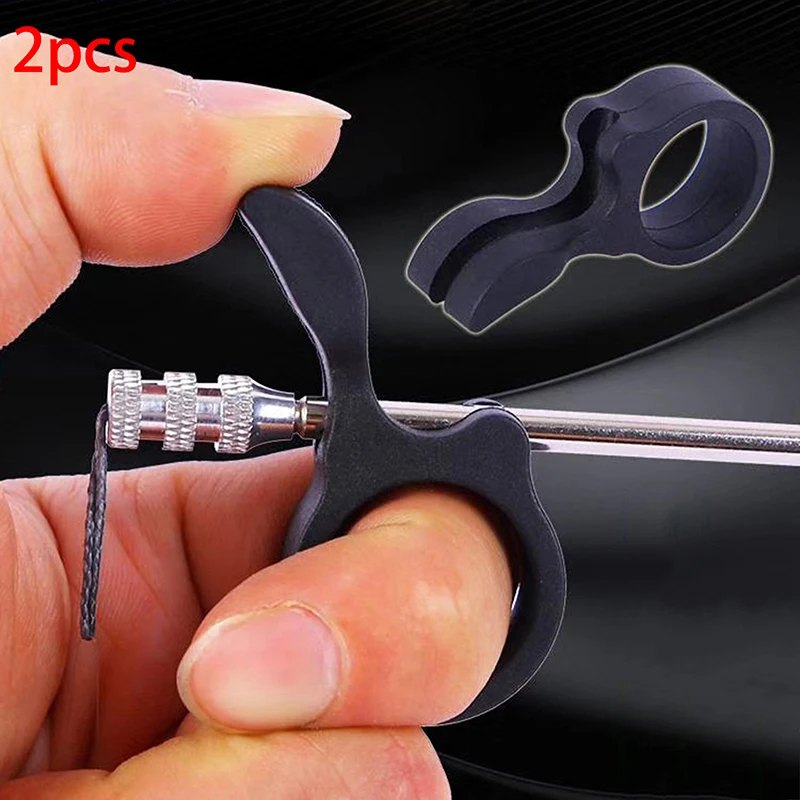 »1/2Pcs Outdoor Shooting Fish Dart Ring Fishing Resin Assisted Finger Dart Assisted Puller Multi Functional Launcher Fishs Tools