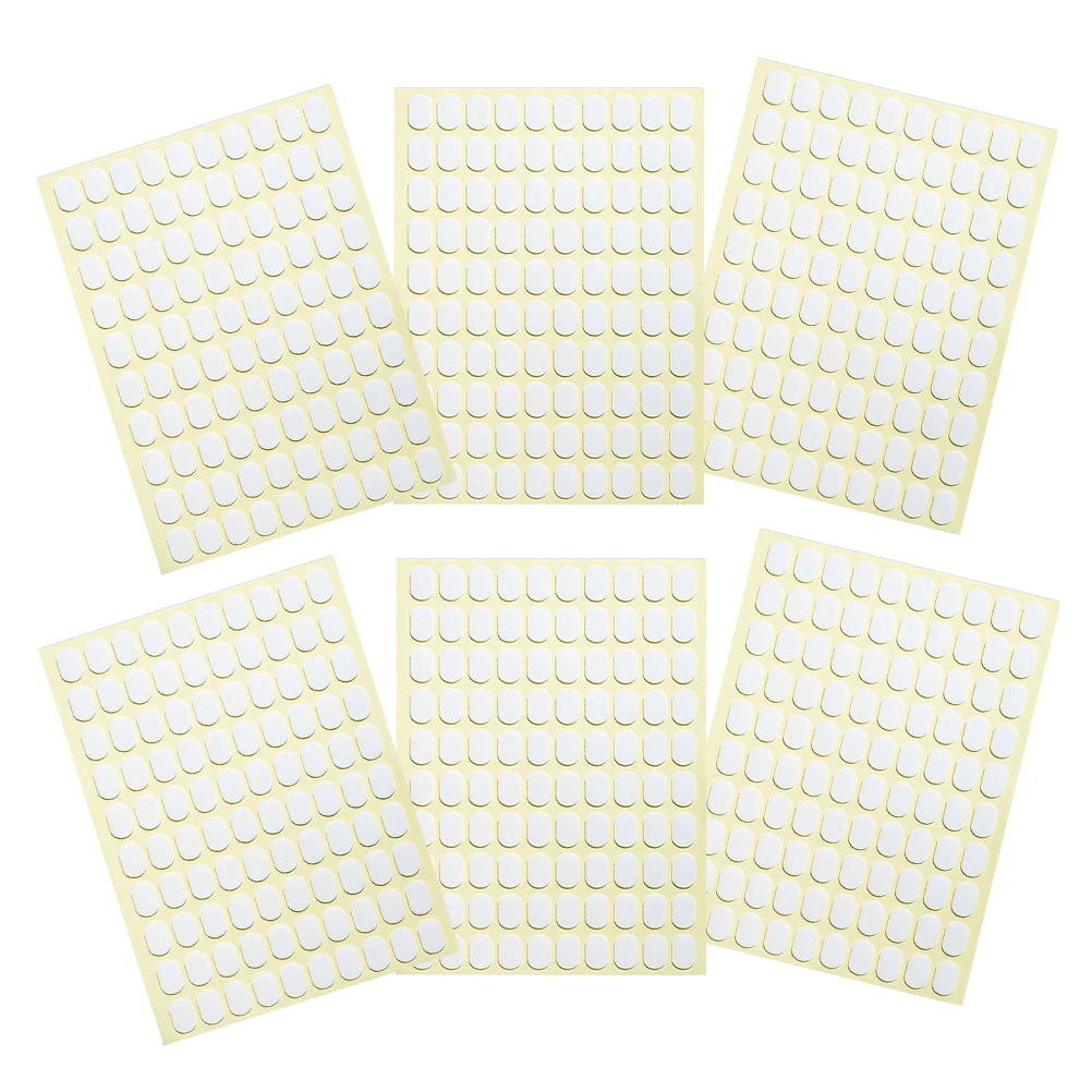 

6 Sheets Nail Stand Stickers Double-Sided Adhesive Strips for False Nails Long-Lasting Hold Nail Art Tape Accessories