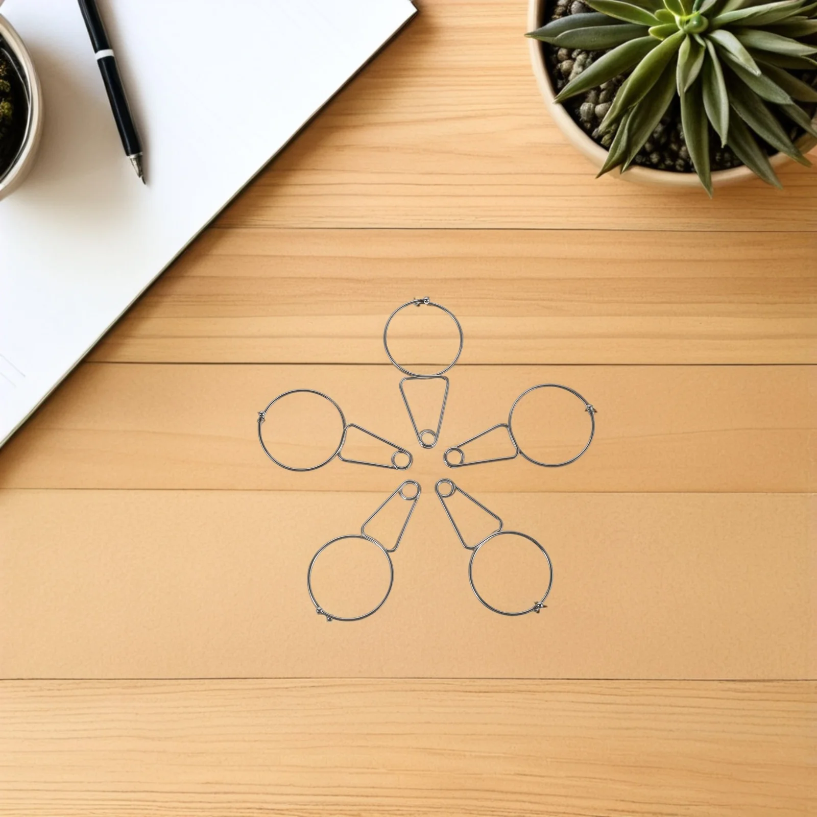 

5Pcs Ear Acupoint Massage Clip - Ergonomic Acupressure Tool for Headache Relief and Stress Reduction - Portable Reflexology