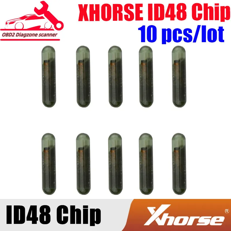 Xhorse ID48 Chip for VVDI2 48 Transponder Copie For XHORSE VVDI2 48 Transponder Copier XHORSE VVDI PROG MAX PRO 10pcs/Lot