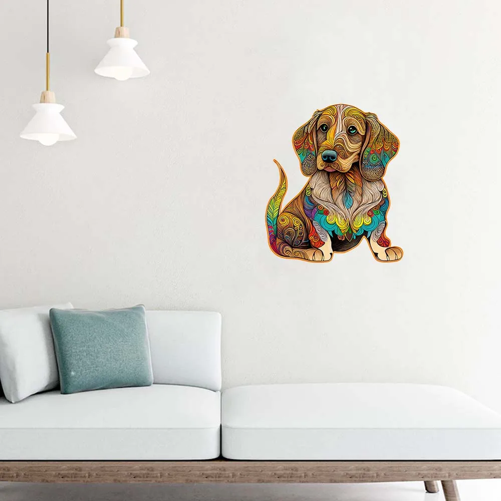 래브라도 나무 퍼즐, 맞춤형 3D 퍼즐, 성인 어린이 선물 교육, 어린이 장난감 게임