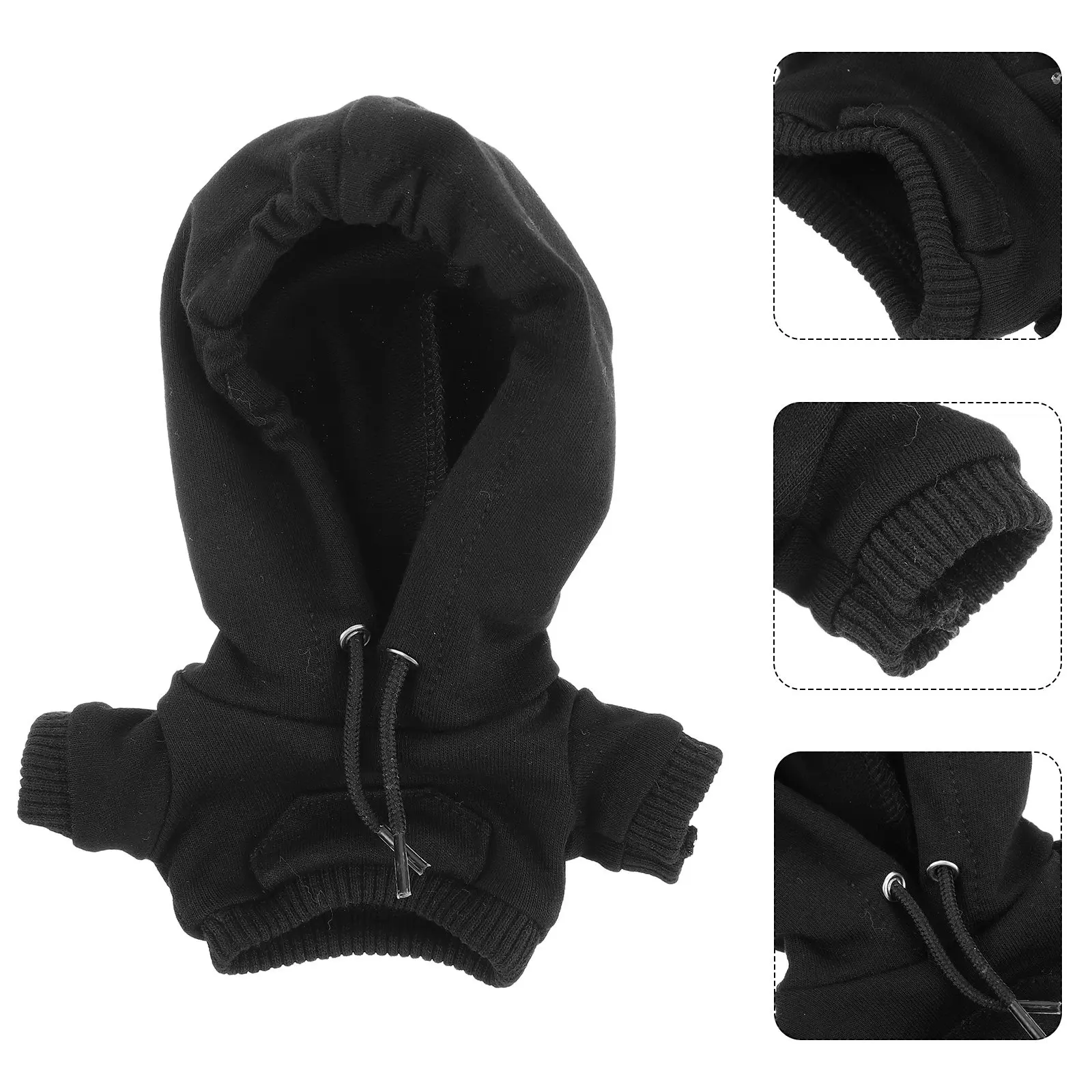 

Miniature Tiny Hoodie Soft Cotton Warm Mini Hoodie Decoration for Dress Up Winter Clothing Costumes Clothes Dress Up