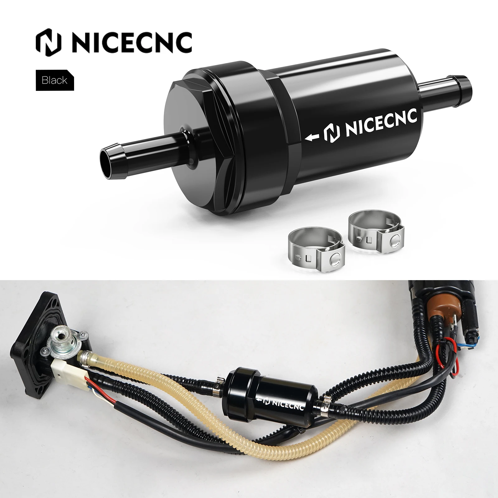 

For KTM 690 ENDURO 690 SMCR 2012-2023 EXC XC-W EXC-F SX-F XC XC-F XCF-W TPI SMR 150 250 300 350 450 500 Oil Tank Fuel Filter Kit