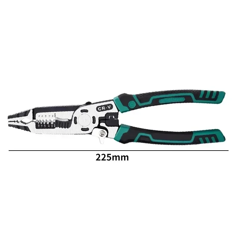 10 In 1 Multifunctional Pliers High-carbon Steel Wire Strippers For Electricians Hand Tools For Anti-slip Crimping Pliers