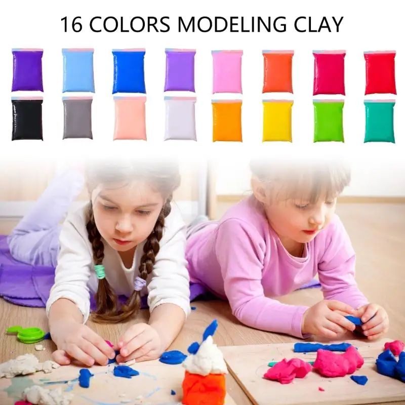 مجموعة مكونة من 4 قطع من طين التشكيل الآمن ذو الألوان الزاهية للأطفال والحرف الفنية 100 جرام لكل مشروع حرفي تعليمي أساسي A2UB #5