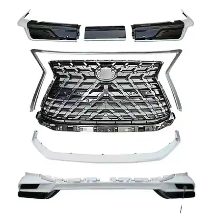 

Hot sale TRD Style Car Bodykit Front lip Rear lip with Grille For Lexus LX570 2016 2017 2018 2019 2020 2021