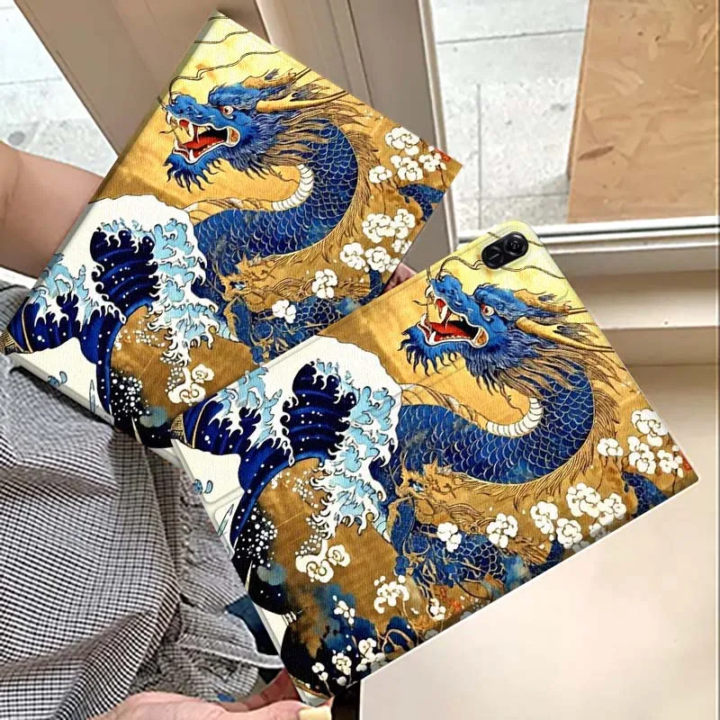 Trendy Anime Dragon Design For Huawei MatePad M5 T5 SE 11 Pro Honor Tab 5 V7 V8 X9 GT 10.1 10.8 Inch Tablet Case