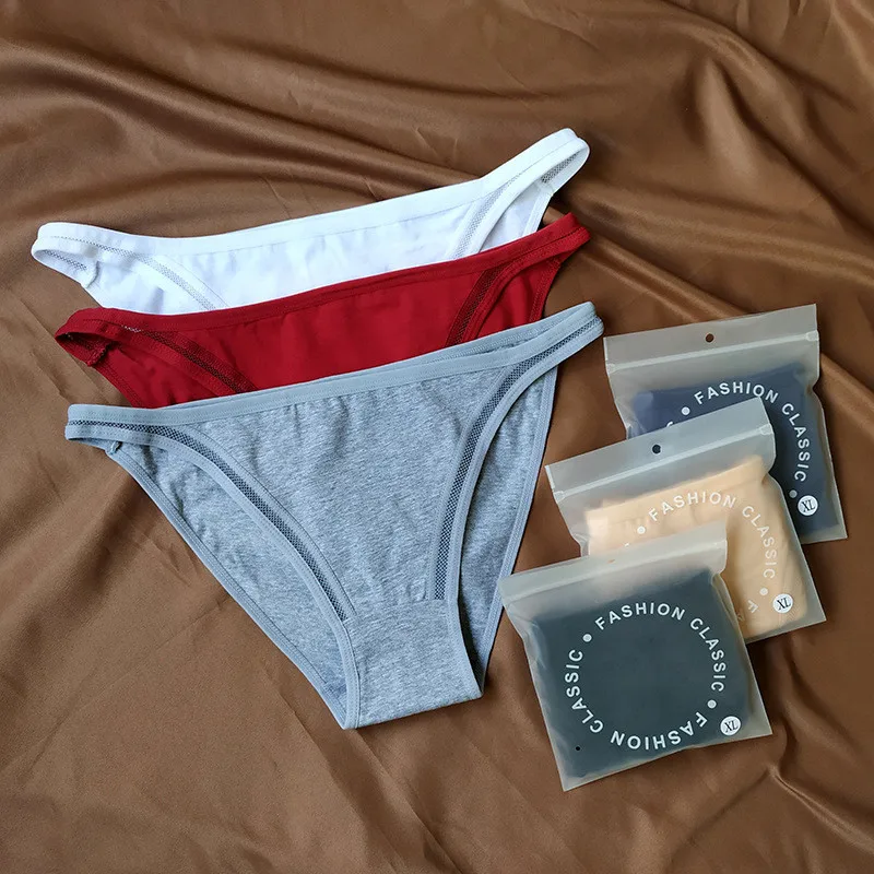 

Спортивное нижнее белье с низкой талией, женское нижнее белье из чистого хлопка, сексуальное милое нижнее белье с тонкими бретелями, летние дышащие удобные трусы
