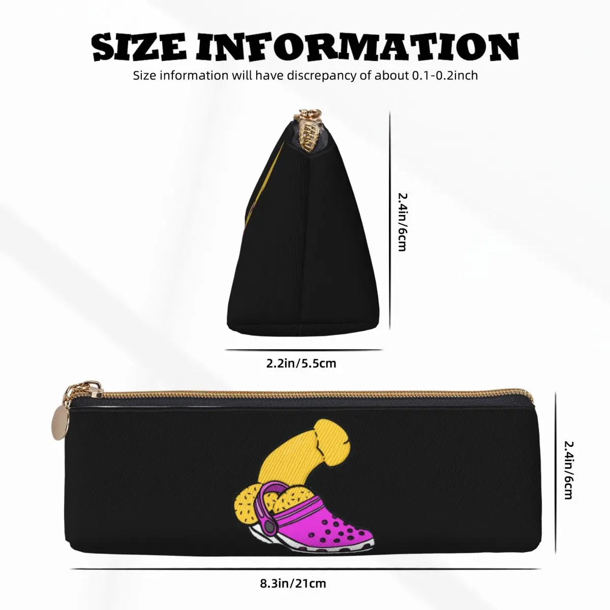 Divertida cosa en calzado cómodo, estuche para lápices para pene, estuche para lápices, suministros de papelería, caja para bolígrafos, bolsa para lápices para niños y niñas