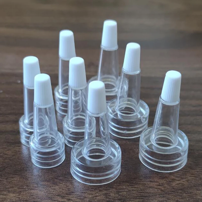 clear-silicone-straw-dropper-white-tip-spout-cap-borracha-ponta-bicas-tampas-ampola-serum-cap-transparente-13mm-20mm-50-pcs-100-pcs