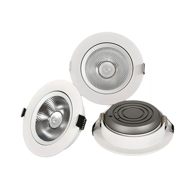 2.5CM Ultra-Thin Dimmable LED Spotlight AC110-220V 7W10W15W20W30W Ceiling Downlight Anti Glare Indoor Living Room Bedroom aisle