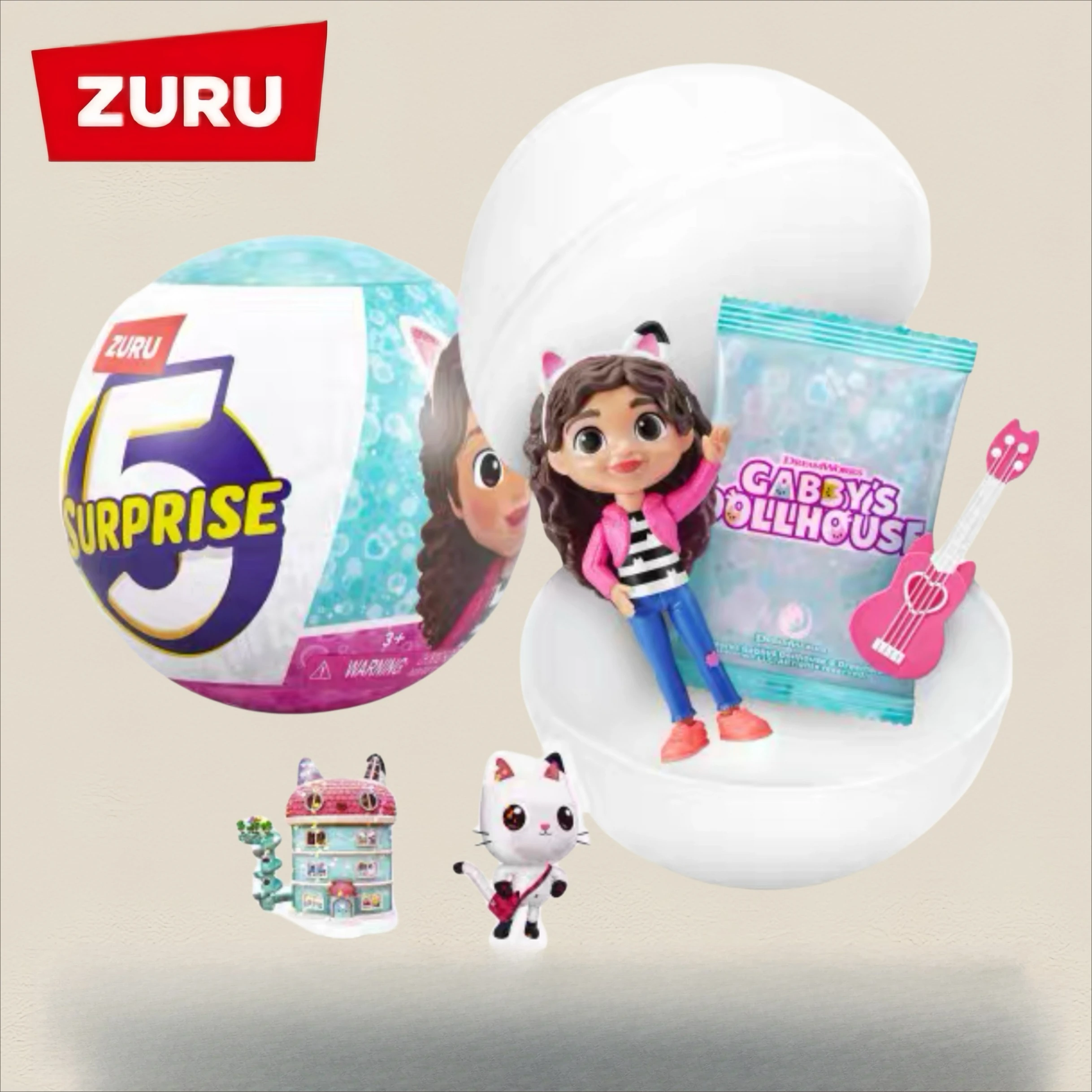 Caja ciega para casa de muñecas de Zuru Gabby, caja ciega Superise 5, figuras de Laila, juguetes de moda, decoración, regalo de cumpleaños coleccionable para niños