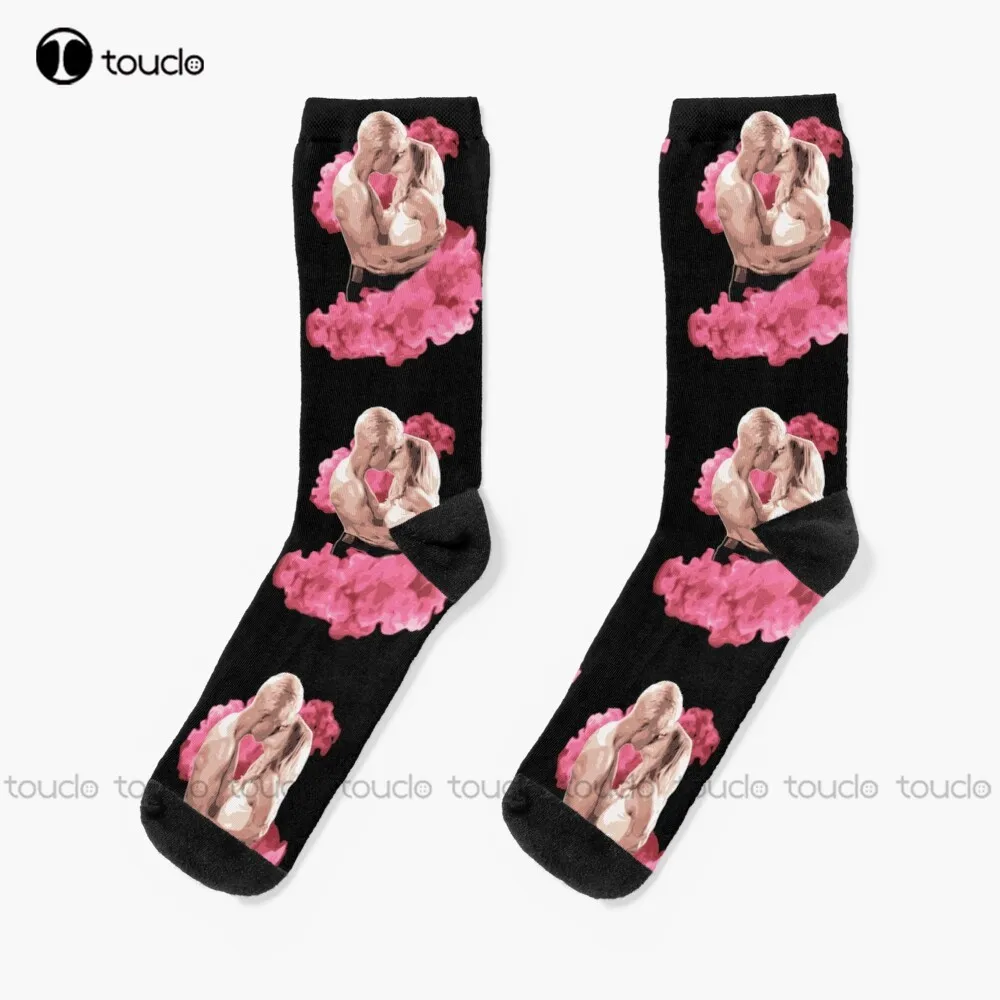 Spuffy Buffy The Vampire Slayer Btvs Vampire Love Kiss Sexy Smoke Socks Black Socks Men Comfortable Best Girls Sports Funny Gift