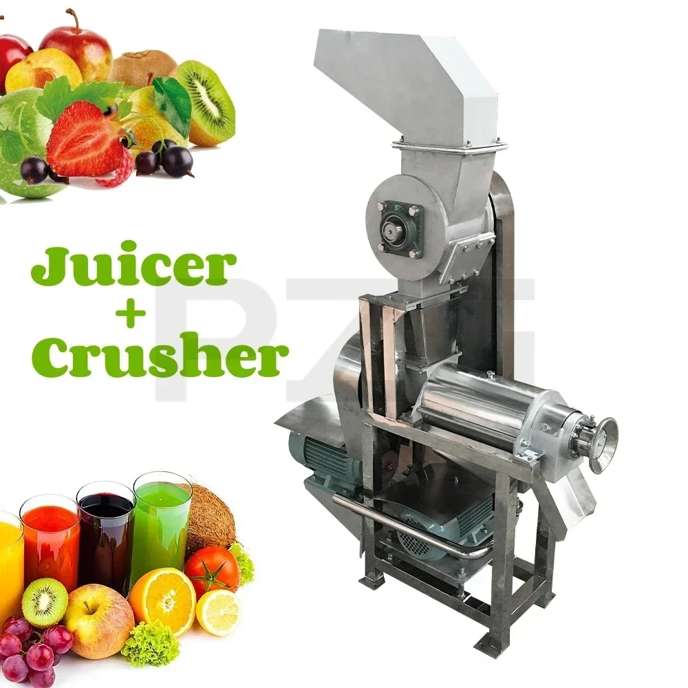 Máquina trituradora y exprimidora de 500 kg/H de alta eficiencia, exprimidor de frutas, piñas, Extractor de kiwis, máquina de jugo de Anana