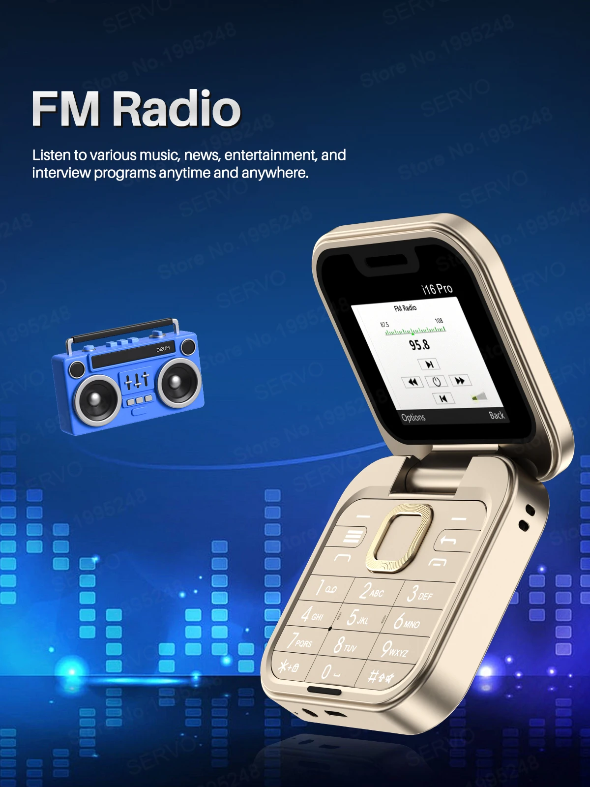 Foldable Mini Mobile Phone Speed Dial 1.77'' Display Dual SIM Cellphone Flashlight Blacklist Magic Voice FM Radio Fold Telephone