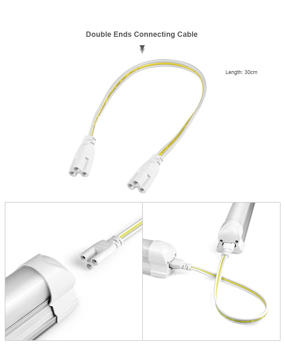 50CM Röhre LED T5 15W/ T8 25W LED Bar Licht Ersetzen Leuchtstoffröhre Glühbirnen Schrank Küche Wandleuchte Beleuchtung -J – Detail 7