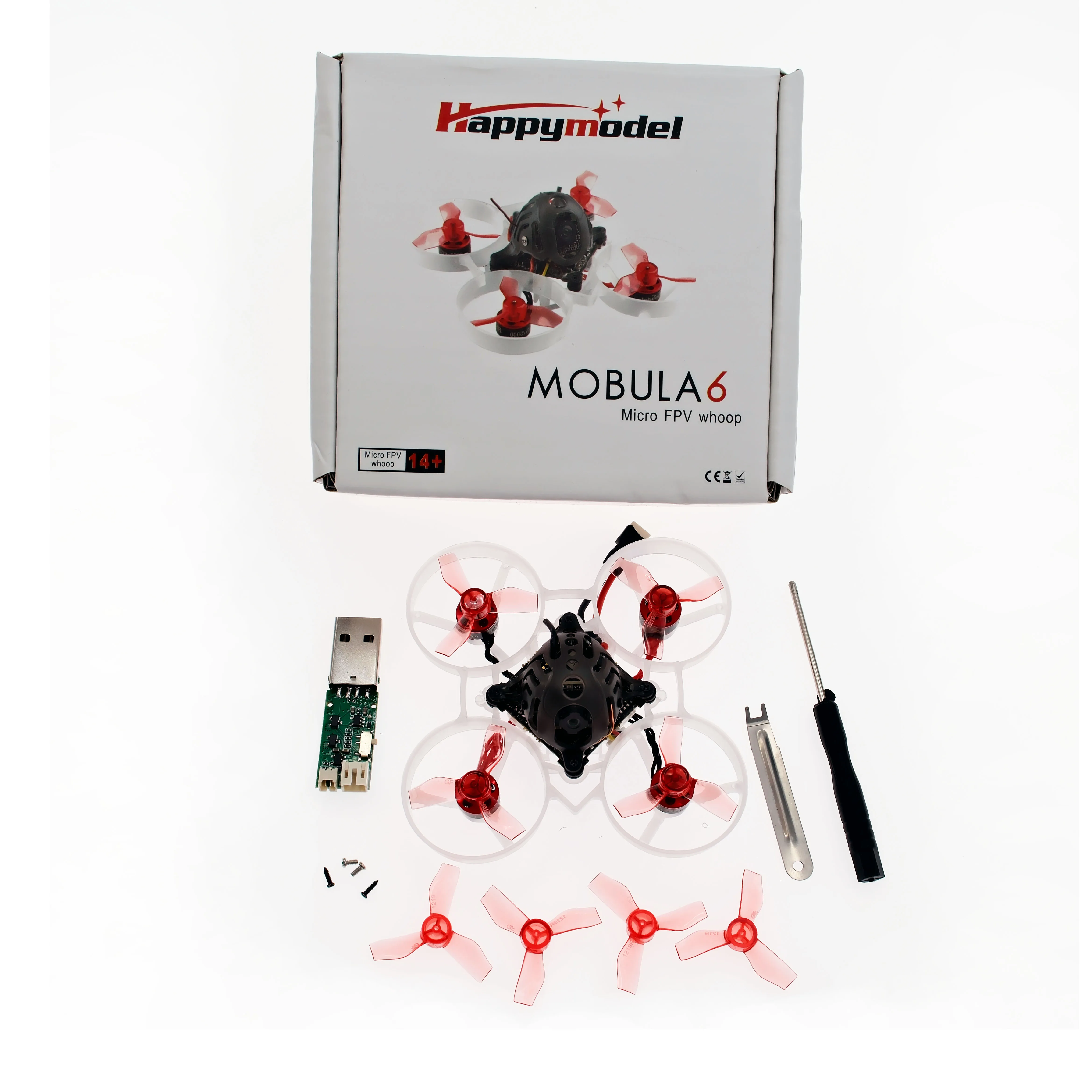 HappyModel Mobula6 Crazybee F4 Lite 1S 5A 5.8G 25mW Runcam Nano3 SE0802 KV19000 KV25000 1S 65mm Brushless FPV Tinywhoop Drone