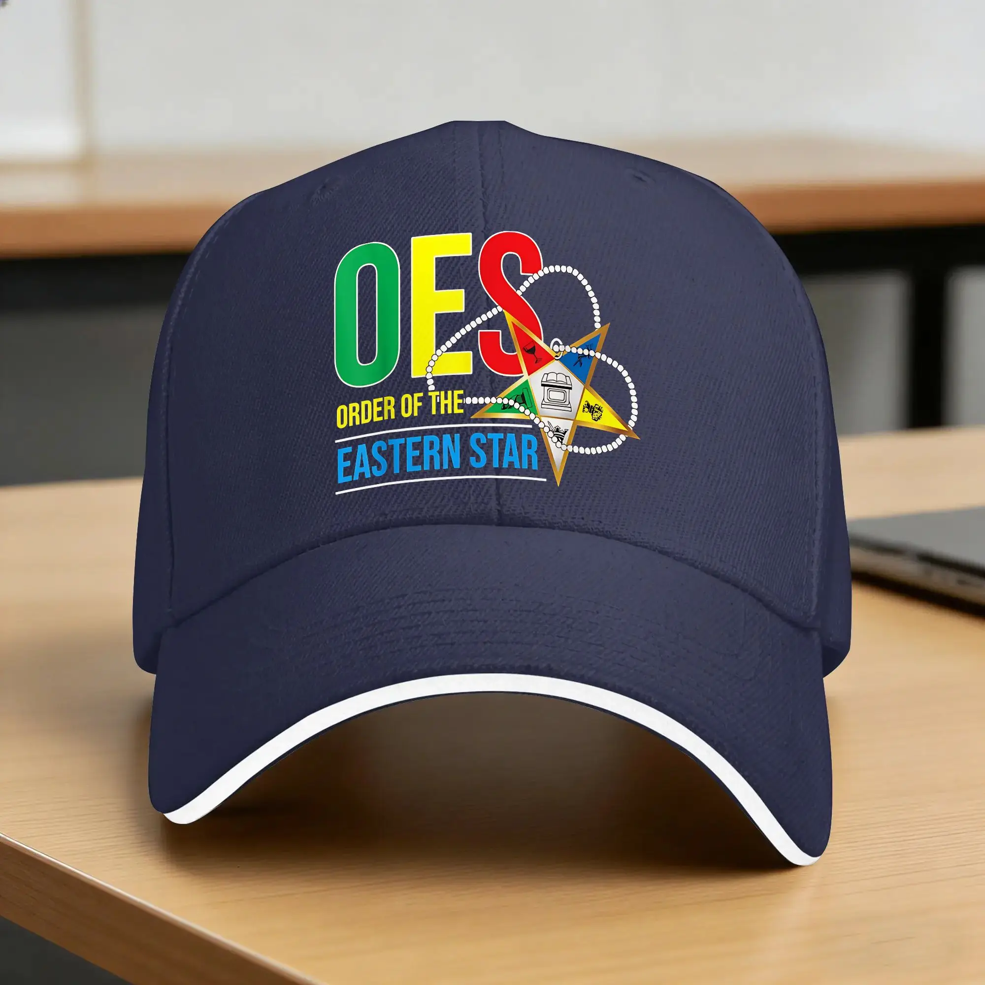 OES Order Of The Eastern Star Casual Baseball Cap  Outdoor Gym Trucker Hat Summer Sun Men Adult Vintage Snapback Cap