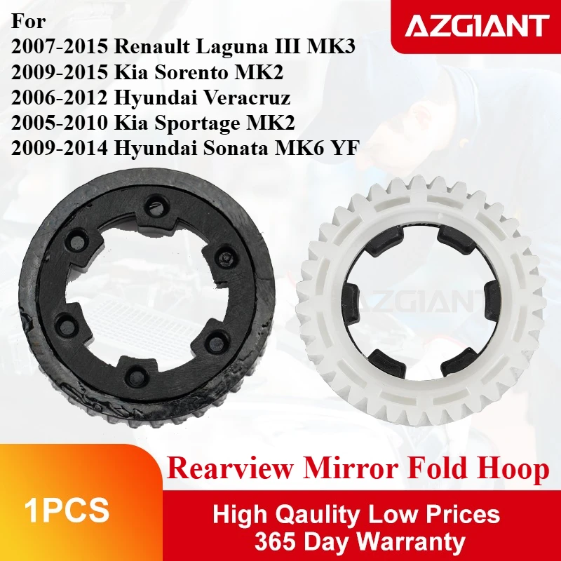 Car Hoop For Renault Laguna III Hyundai Veracruz Sonata Kia Sorento Sportage MK2 MK3 MK6 YF Side Rearview Mirror Fold Motor Gear