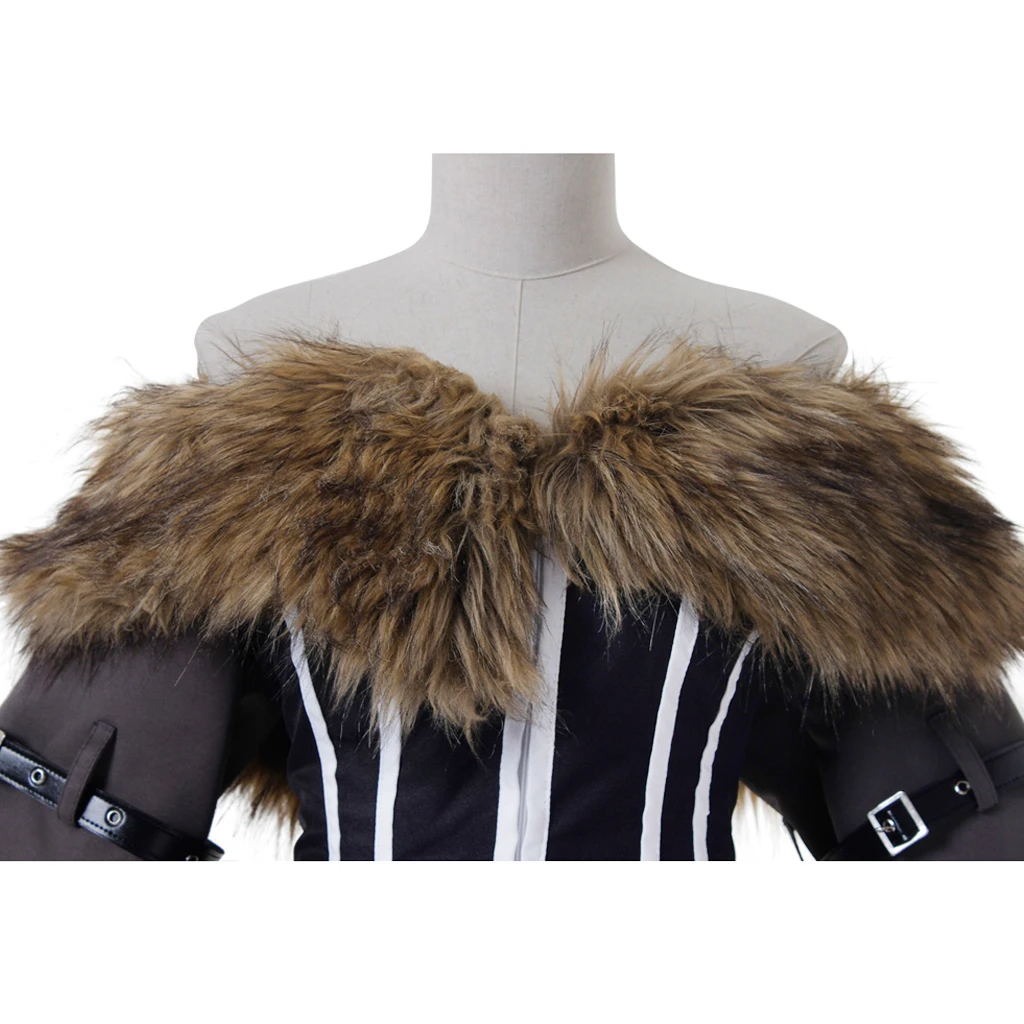 Игра FFX LuLu Косплей Черный Костюм Мажа Женские Топ Юбки С Аксессуара Final Fantasy Хэллоуин Необычный Черный Наряд