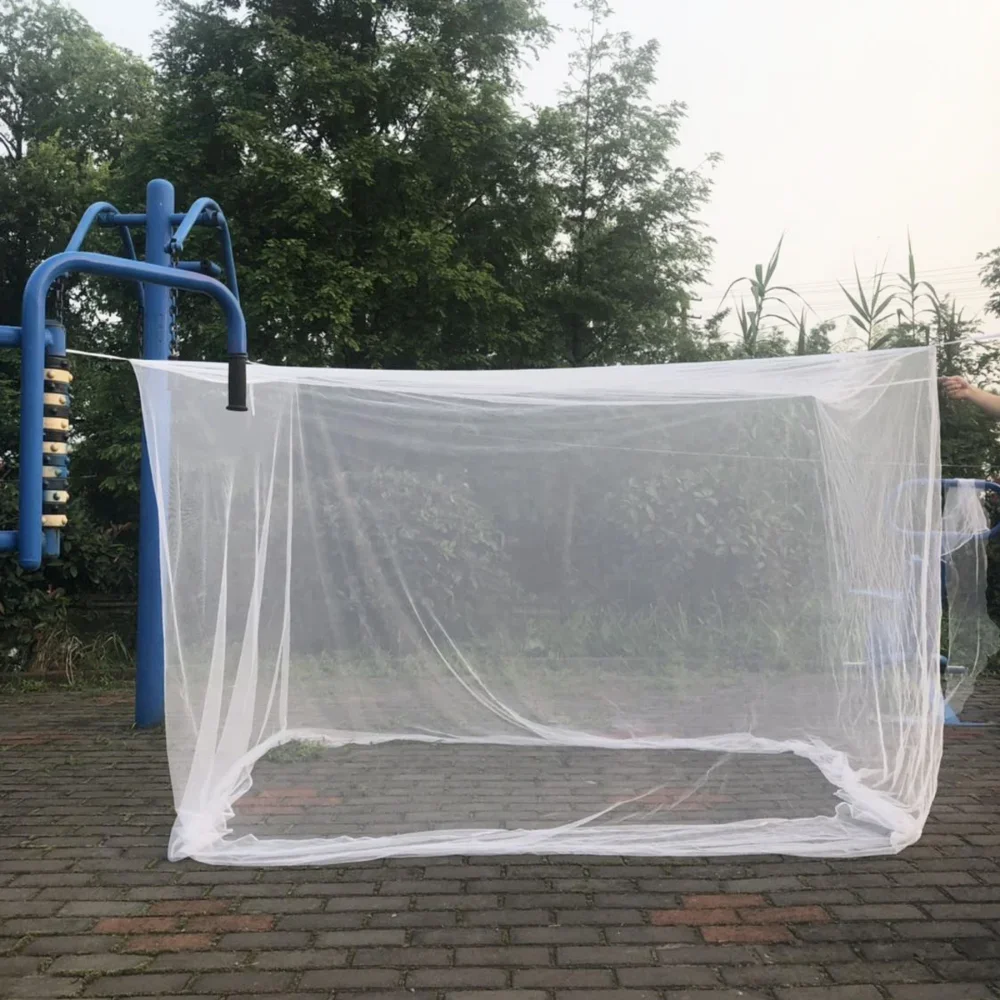 New Outdoor Large White Camping Mosquito Net Travel Portable Mosquito Insect Proof Tent Indoor Bedroom Sleeping Mosquito Net