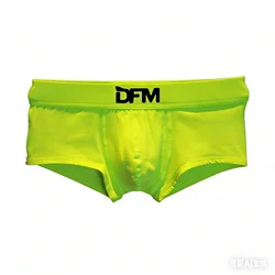 Men's Fashionable Trunks Youth Skin Friendly Cotton Breathable Thin Bulge Pouch Boxer Shorts Student Comfortable Sports Panties