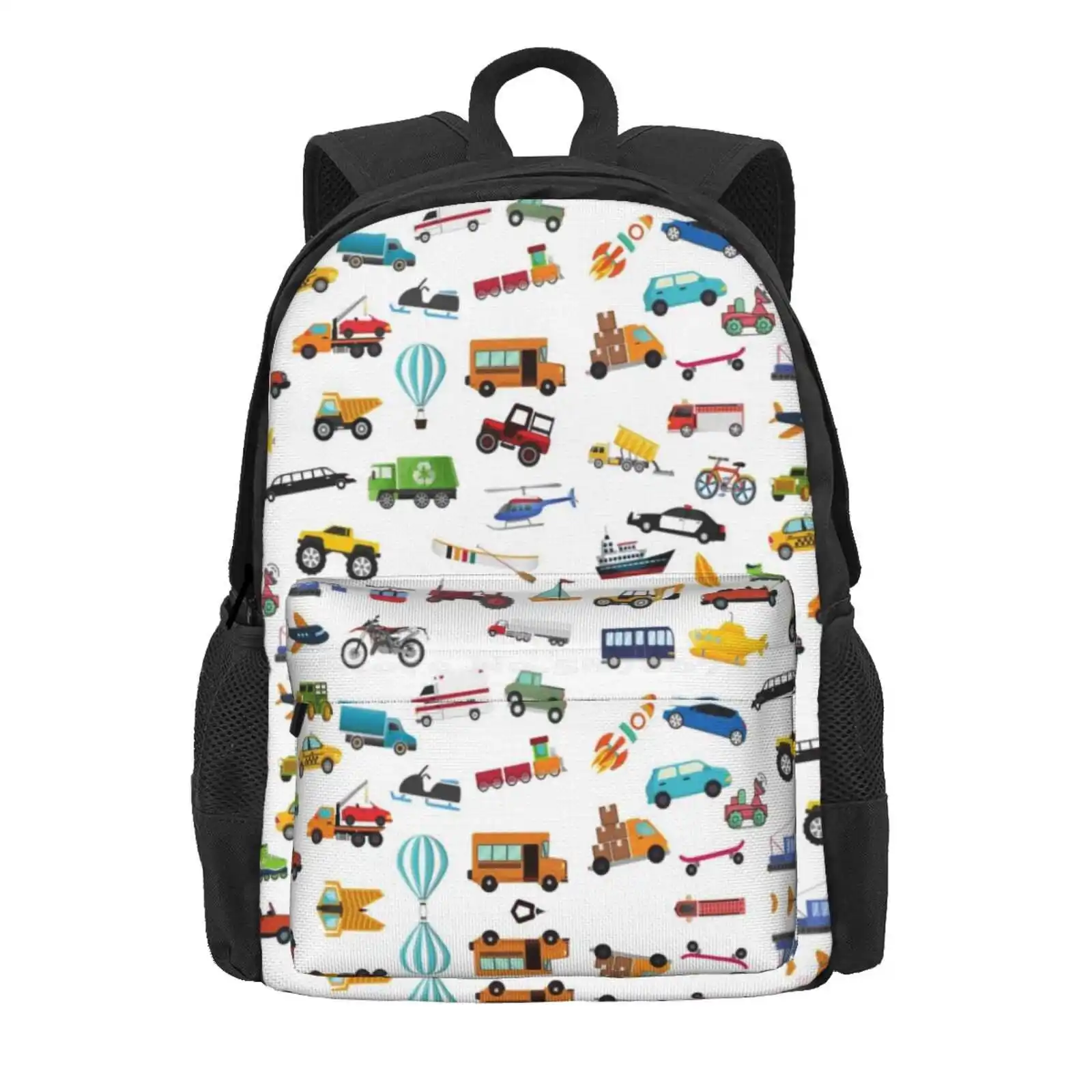 Little Boy Things That Move Vehicle Transportation Collection Hot Sale Schoolbag Backpack Fashion Bags Kids Boys Vehicles